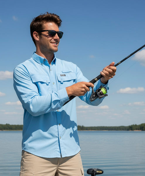 Men's Seacliff 2.0 L/S UV Sun Fishing Shirt | Hook & Tackle Men's Seacliff 2.0 L/S UV Sun Fishing Shirt | Hook & Tackle