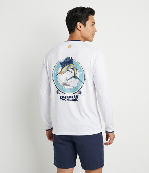 Men's Performance Fishing T-Shirt - Sail Fishing | Hook & Tackle
