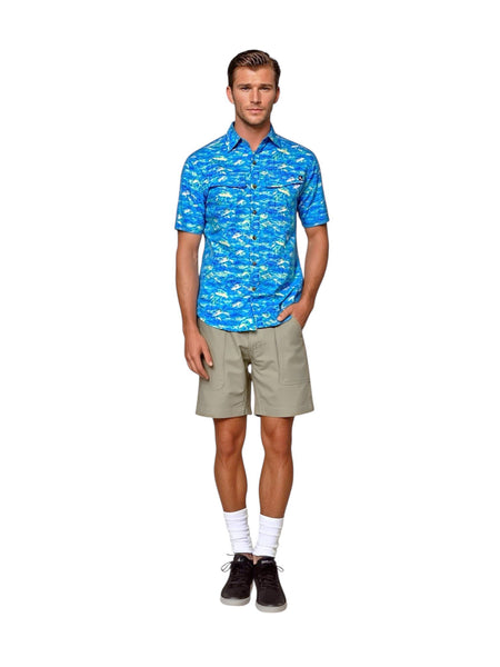 Men's Performance Fishing Shirt - Mahi Rush Camo | Hook & Tackle