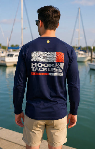 Men's Performance Fishing T-Shirt - Marlin Groove | Hook & Tackle