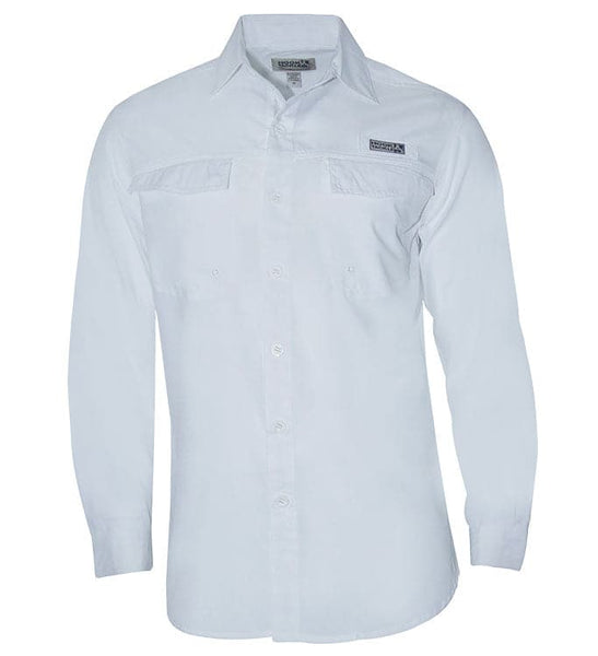 Columbia Columbia PFG white vented button down fishing shirt size