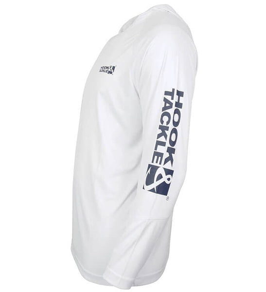 WANGPU Hooded Fishing Shirts for Men Long/Short Sleeve Hoodies