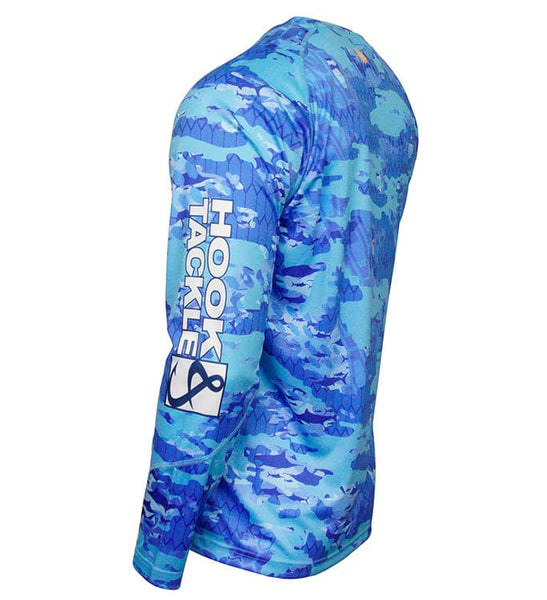 HUK-Chemises de pêche à manches longues pour hommes, T-shirt HUK-Chemises de pêche à manches longues pour hommes, T-shirt