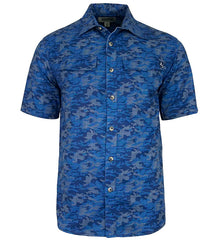 Men's Dot Camo UV Vented Fishing Shirt