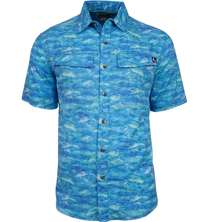 Men's Mahi Rush UV Vented Fishing Shirt - Main Image