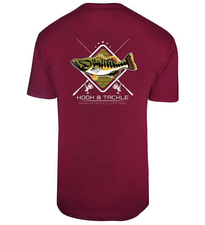 Men s Fishing T Shirt Fish Shield Hook Tackle men-s-fishing-t-shirt-fish-shield-hook-tackle