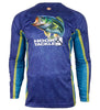 Men's Bass Camo L/S UV Fishing Shirt