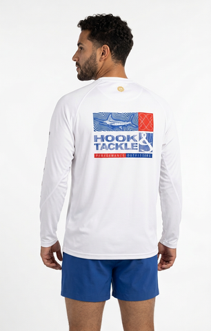Men's Marlin Groove L/S UV Fishing Shirt