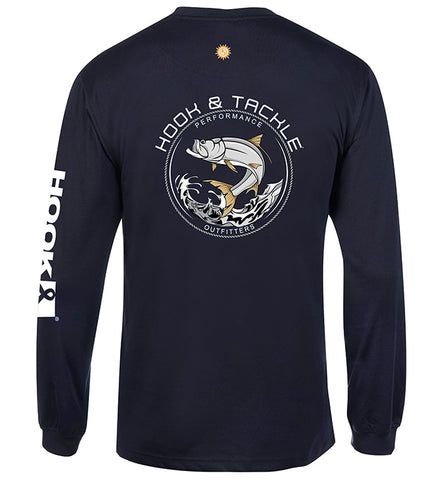 Men's Tarpon Leap Thrust L/S UV Fishing T-Shirt