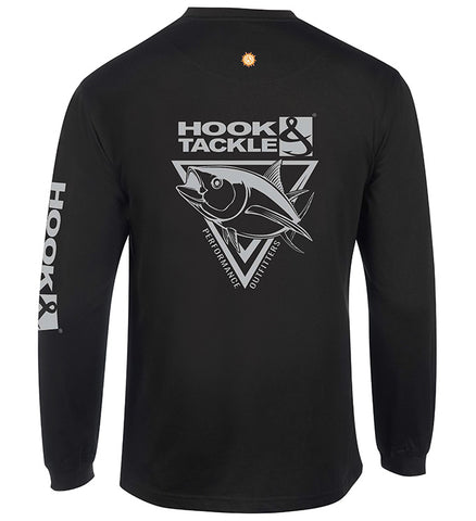 Men's Tuna Triangle L/S UV Fishing T-Shirt