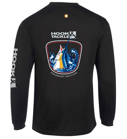 Men's Marlin Thrust L/S UV Fishing T-Shirt