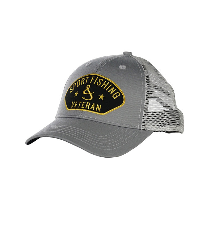 Sport Fishing Veteran Fishing Trucker Hat