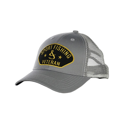 Sport Fishing Veteran Fishing Trucker Hat