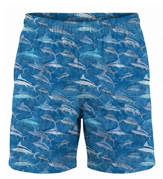Men's The Marlins Fishing Swim Trunk