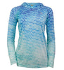 Women's Waves L/S UV Fishing Hoodie