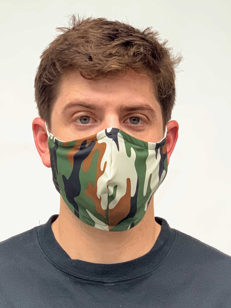 Men's Face Mask Shield - Camo