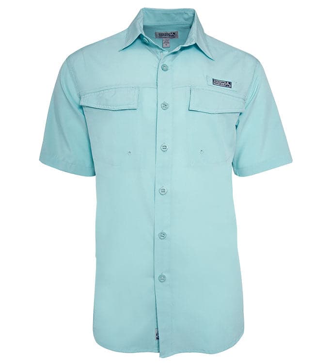 Men's Shirt Short Sleeve Colour Block Colour Summer Shirts Fishing