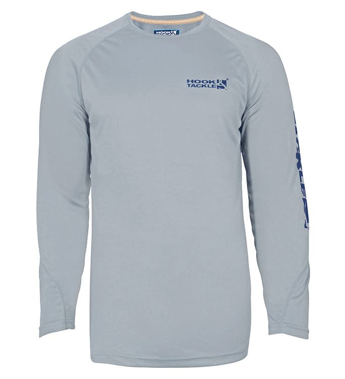  Hook & Tackle Boys Shadows Long Sleeve Wicked Dry and Cool Sun  Protection Performance t-Shirt Blue Small: Clothing, Shoes & Jewelry