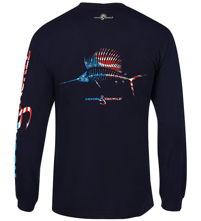 US Sailfish Fishing Boat Customize Name Fishing T-Shirts, Long