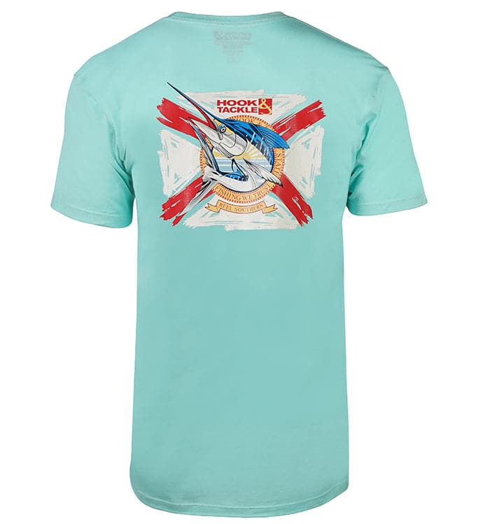 Men's Fishing T-Shirt - Florida Flag