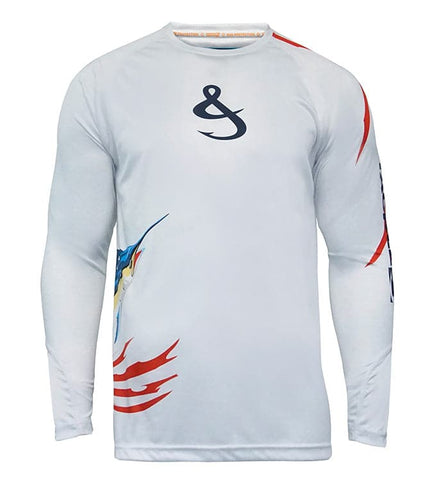 Men's Sailfish Americana L/S UV Fishing Shirt