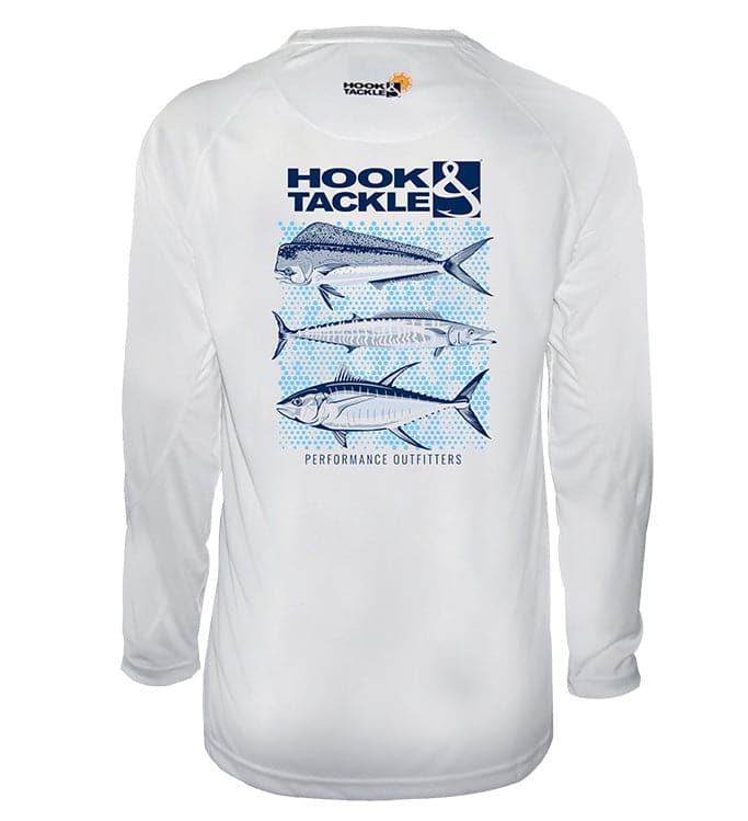 Sale Men's Fish More Worry Less Hooks and Tackle Crusher Tee