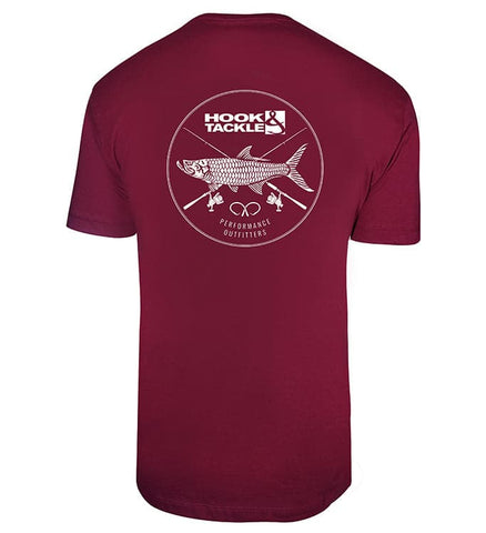 Tarpon Men's Fishing T-Shirt Long Sleeves Large - Saltloony UPF 50