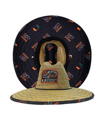 University of Miami Shark Research Straw Hat