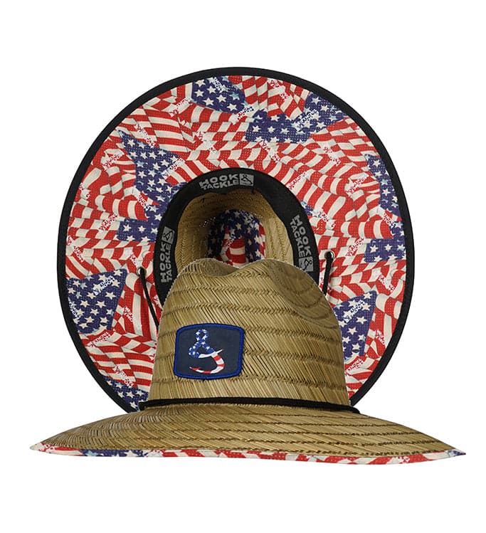 Straw Hat - Sails & Stripes | Hook & Tackle Natural-lifeguard / M/L Straw Hat - Sails & Stripes | Hook & Tackle Natural-lifeguard / M/L
