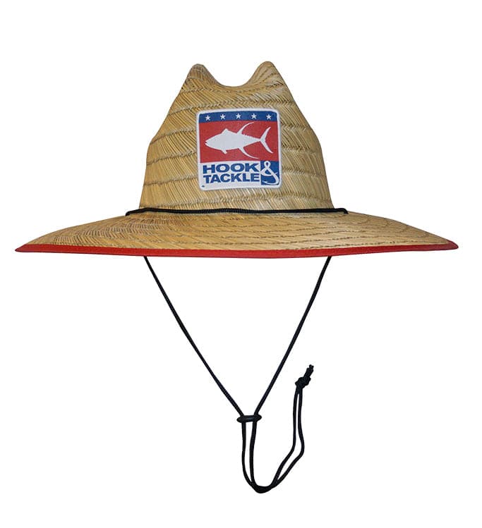 HOOK & TACKLE American Lifeguard Straw Fishing Hat