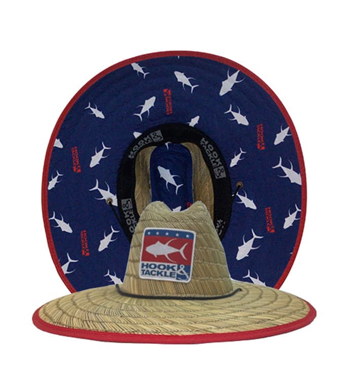 HOOK & TACKLE American Lifeguard Straw Fishing Hat