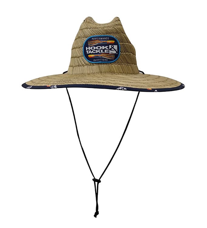 fish lure boonie hat Marlin Lures Straw Hat Natural-lifeguard / M/L
