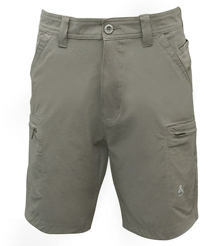 Red Hook Lure clothing Co, Fishing cargo, belted shorts, Mens XXXL, Light  Grey
