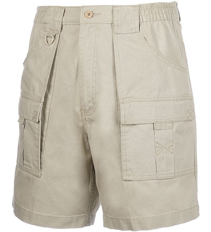 Hook & Tackle Beer Can Island Cargo Fishing Shorts | Olive 32