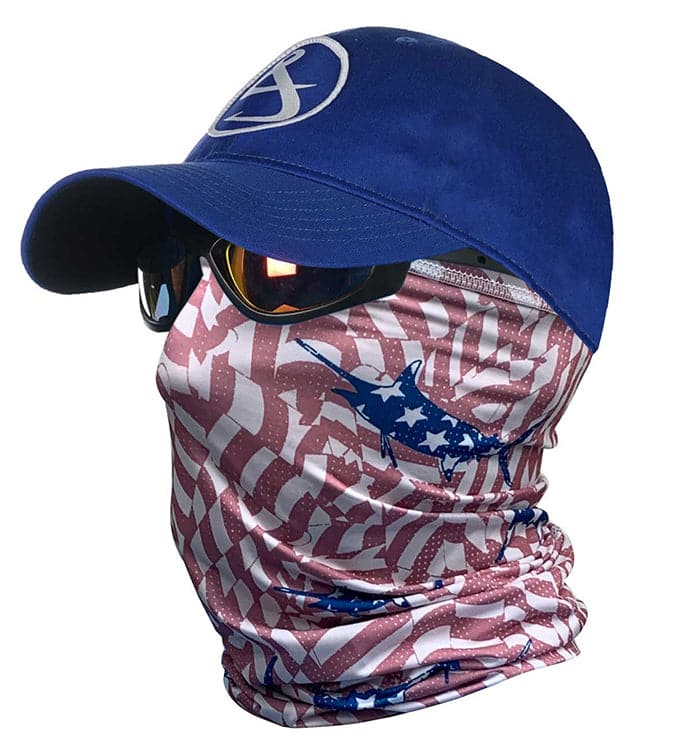 Face Neck Gaiter Stars Stripes Hook Tackle - Main Image