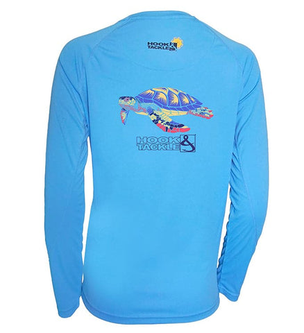 Youth Gradient Waves UV Fishing Shirt (8-20)