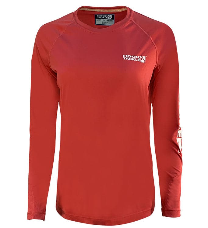 T-Shirts  Nautica Womens STRIPED V-NECK T-SHIRT Buoy Red